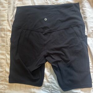 lululemon athletica Black Align Bike Shorts